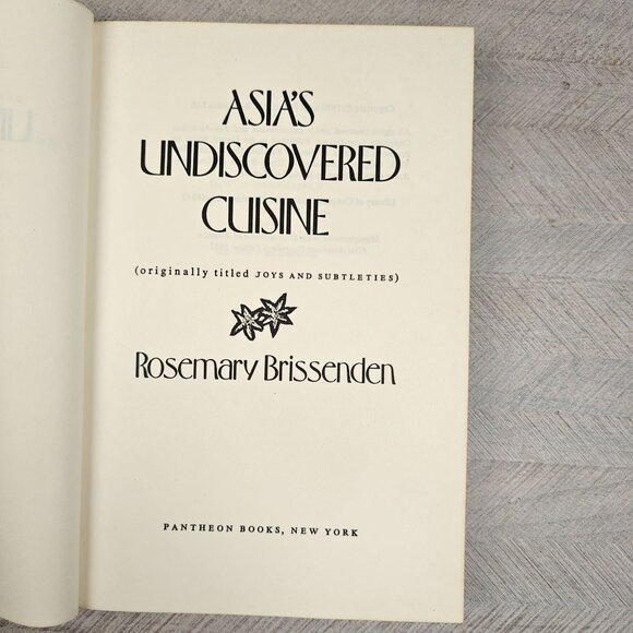 Asia's Undiscovered Cuisine Rosemary Brissenden Vintage Cookbook Local Ethnic - Picture 3 of 8